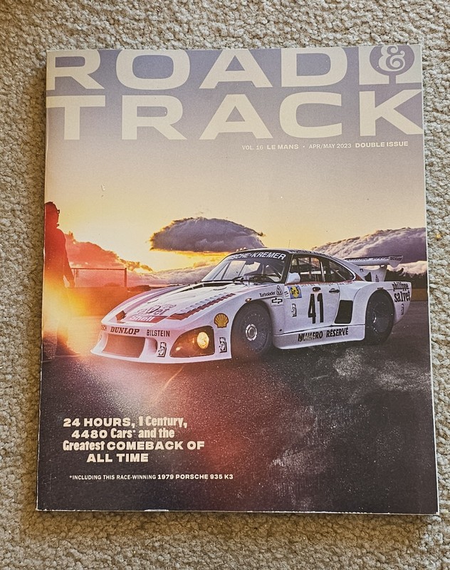 Road & Track Magazine Apr/May 2023 Vol 16 Le Mans 100yrs A True COLLECTIBLE!