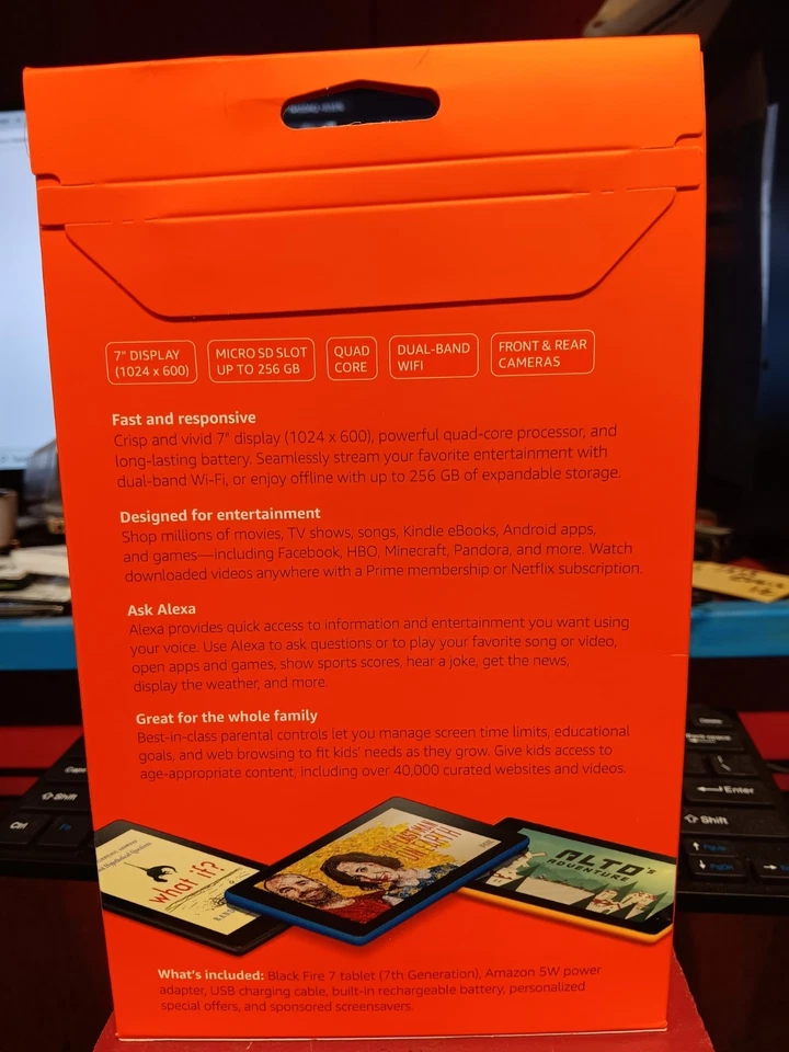 Fire 7 Tablet with Alexa, 8GB - Image 2 of 2