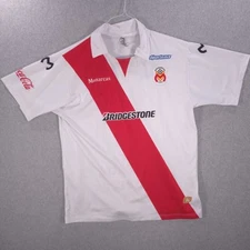 Monarcas Morelia White Bridgestone Athletic Corona Jersey Shirt Mens L/XL