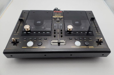 Vestax CDX-12 Dual CD Player DJ Mixer Built-in Pitch Control Fully Works Rare
