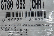 Belden 8780 16/1P Twist Pair Spiral Shielded Audio/Instrumentation Cable /25ft