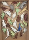 Marx Vintage Prehistoric Toys Lot Dinosaurs, Cavemen, Playsets 49 Pieces