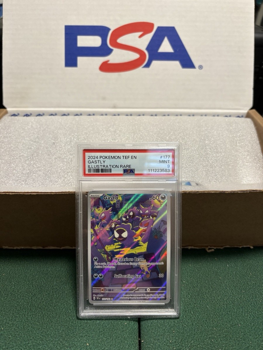 177 162 pokemon card Gastly 177 162 (Graded) Case