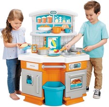 Little Tikes Home Grown Kitchen - Role Play Realistic Kitchen Real Cooking  Wat