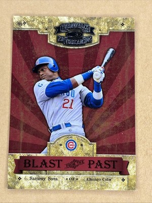2004 Donruss Throwback Threads Blast from the Past #BP-22 Sammy Sosa 862/1500