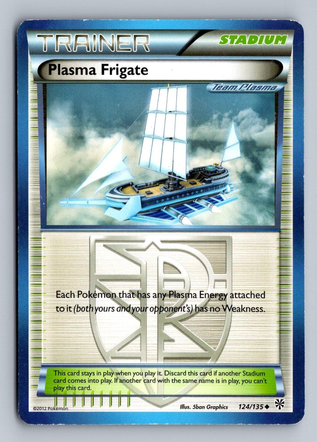 Plasma Frigate 124/135 Uncommon Plasma Storm Pokemon Moderately Played