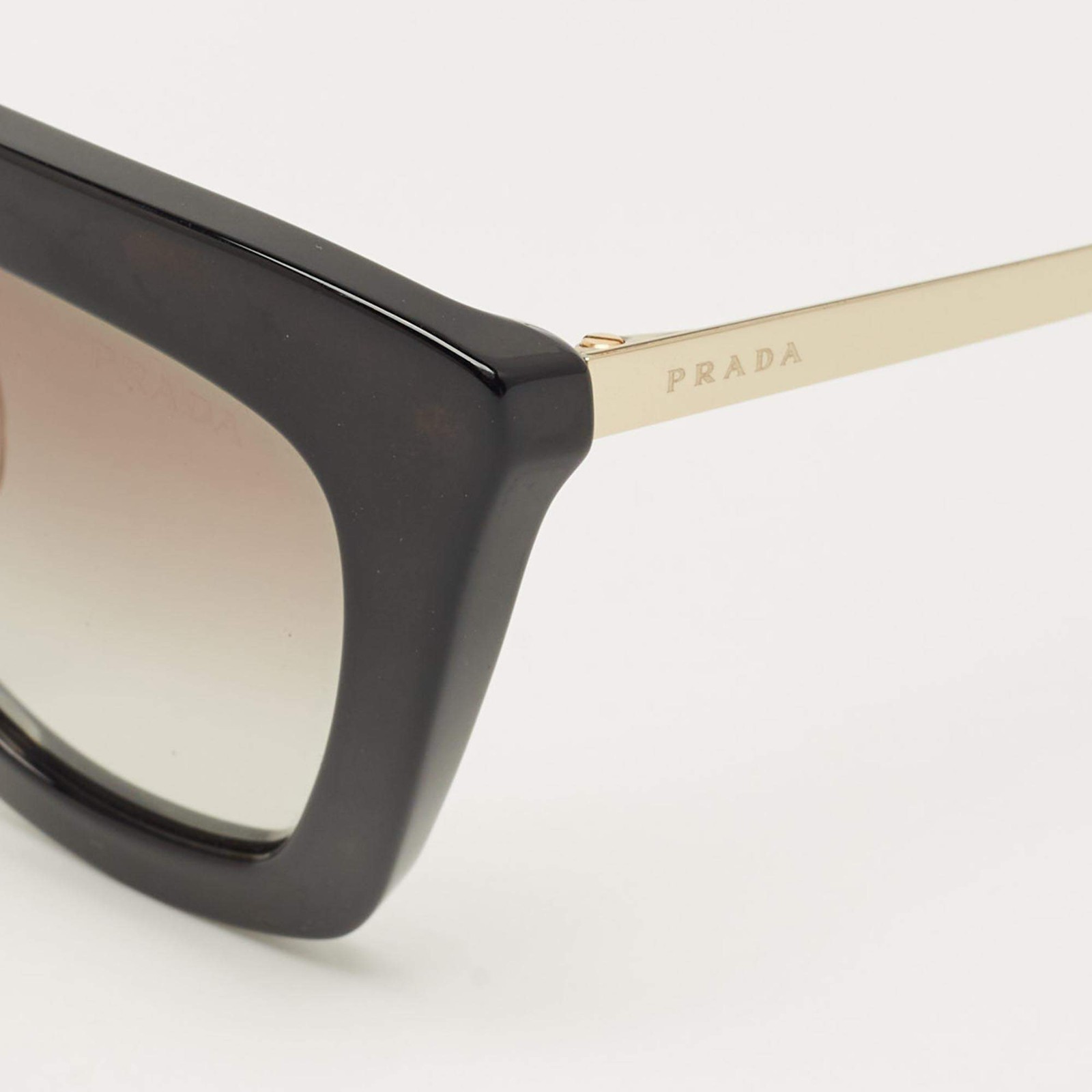 Prada Black Gradient SPR09Q Cat Eye Sunglasses thumbnail 2