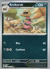 Krokorok #65/94 (Reverse Holo) (LP) ME02: Phantasmal Flames PFL Pokemon
