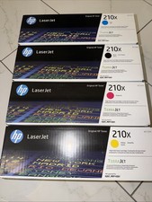 HP 210X Black/Cyan/Magenta/Yellow High Yield Toner Cartridge Pack Of 4 New Seal