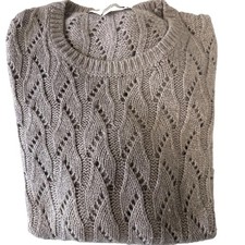 Ann Taylor Loft Women  s Cable Sweater, Large
