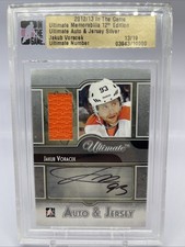 2012-13 In The Game Ultimate Auto & Jersey Jakub Voracek 13/19