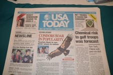 USA Today Thursday August 14, 1997 Condor