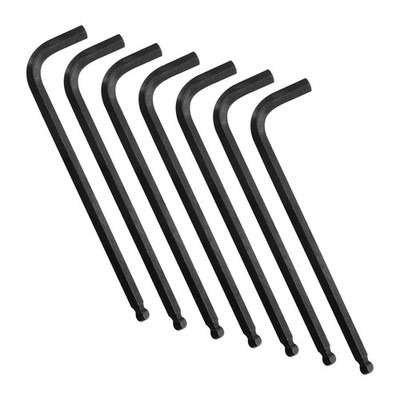 5mm Ball End Hex Key Allen Wrench, L Shaped Extra Long Arm Heavy Duty CRV Steel