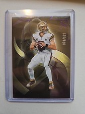 2025 Panini Silhouette Football Drew Brees Purple Parallel /125 #51 Saints