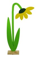Trendline Deko Blume Filz 62 X 31 Cm Gelb GrüN Jahreszeitliche Dekoration