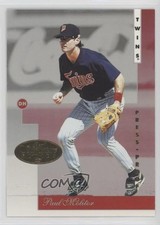 1996 Leaf Signature Series Gold Press Proof Paul Molitor #57 HOF 04br