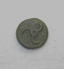Dynasties de Lycie, Périclès, AE 12, 4380-360 BC, Pan / Triskles, aVF