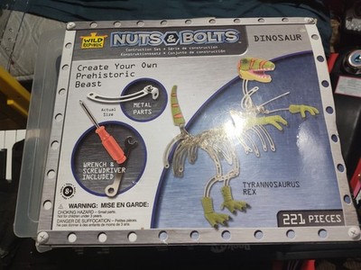 Dinosaur Building Kit - Wild Republic Prehistoric Beast Nuts and Bolts