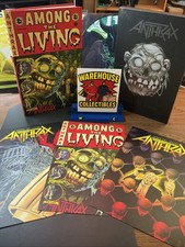 NEW/SEALED Anthrax: Among The Living Graphic Novel Deluxe Comic Book 3 Posters