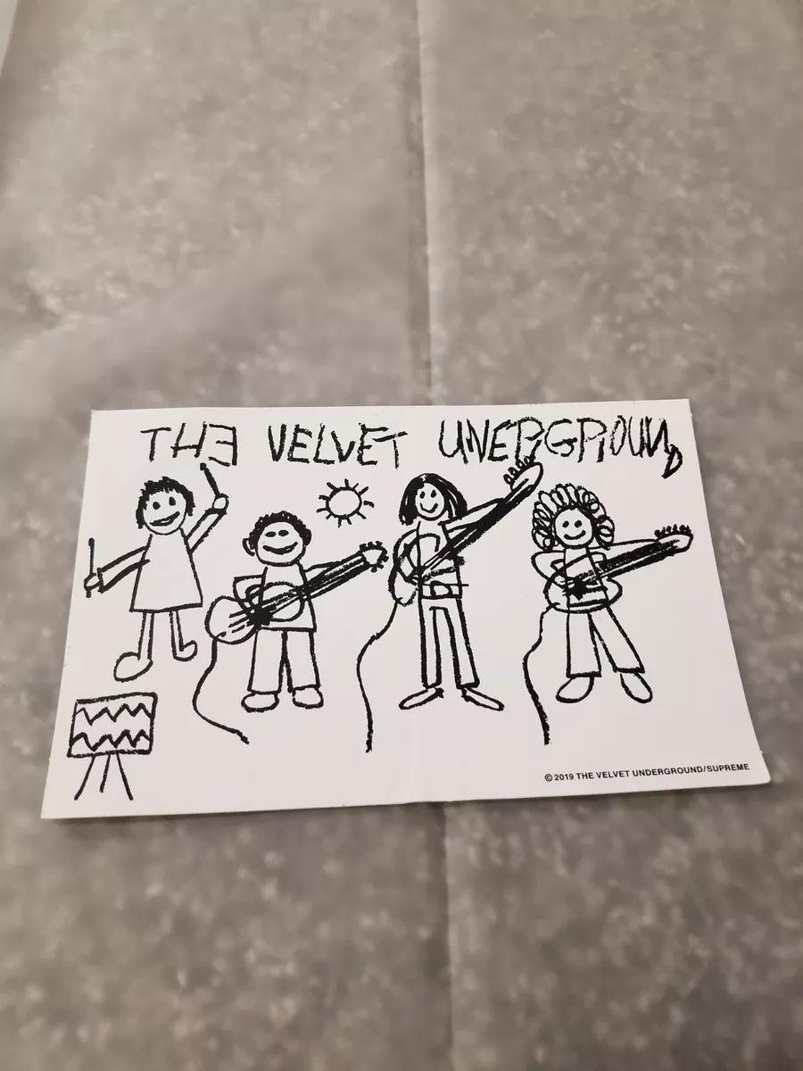 Supreme the velvet hotsell underground drawing tee