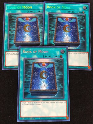 Yugioh Book of Moon RA02-EN050 1ST SECRET X3 (NM)