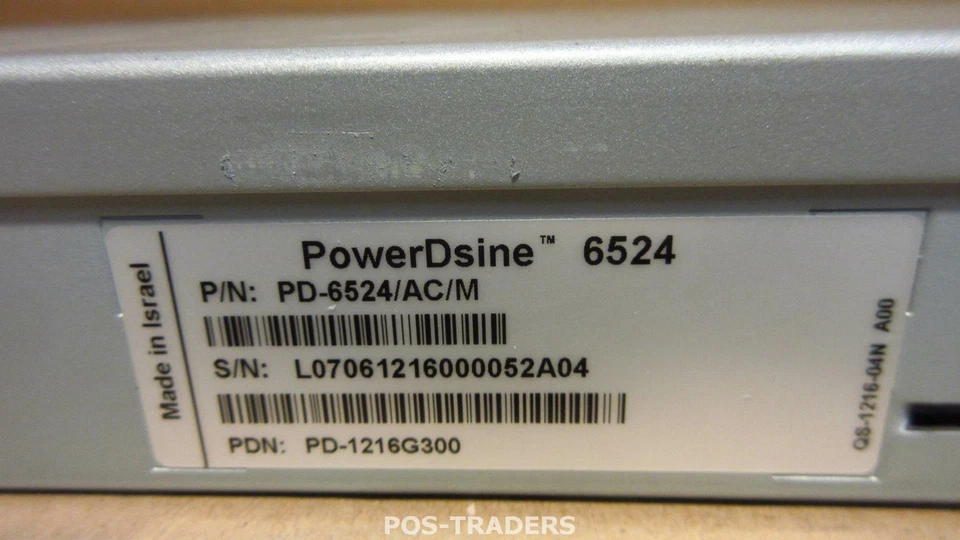 PowerDsine 6524 Switch 24 Port 10/100 PoE Midspan Power Injector PD-6524/AC/M  - Image 4 of 4
