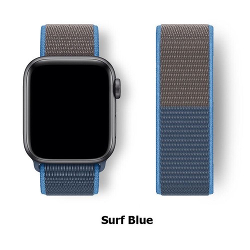 Cinturino Cinturino Nylon Loop Tessuto Sport per Apple Watch Ultra 8 7 6 5 SE 4 3 38-49 mm - Foto 48 di 168
