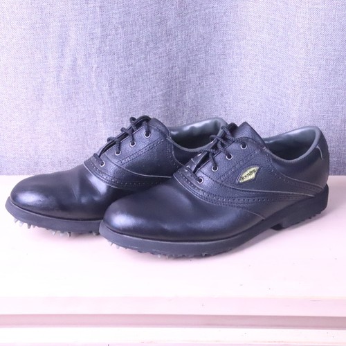 Footjoy Junior GJ Golfing Shoes Youth 6M Black Plastic Cleats 45038 - Picture 3 of 13
