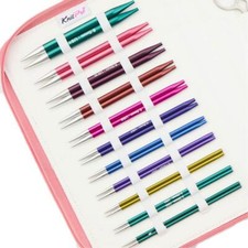 KnitPro Zing Metall Regal austauschbare Stricknadel Set 4" oder 5"