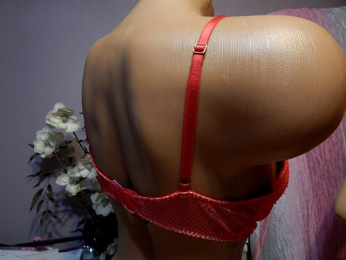 Sujetador acolchado push-up rojo cristal Victoria's Secret muy sexy 32DDD, 36 - Imagen 11 de 11