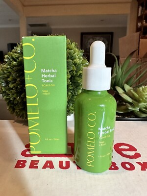POMELO + CO Matcha Scalp Oil Sage + Basil 1 oZ / 30 mL