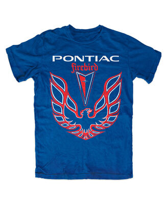 Firebird T-Shirt BLAU  Logo , Kitt , Pontiac ,