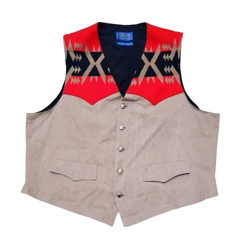 Chalecos Vintage Casual Negro para Hombres