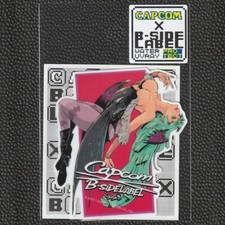 CAPCOM x Etiqueta Lado B Pegatina VAMPIRE SAVIOR DARKSTALKERS Morrigan Aensland Como Nuevo