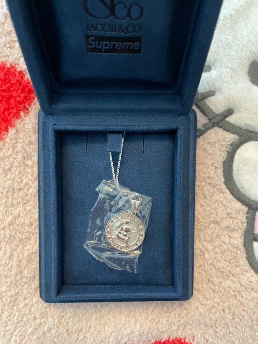 Supreme x Jacob & Co. Zodiac Aquarius Pendant Sterling Supreme x Jacob & Co. Zodiac Aquarius Pendant Sterling