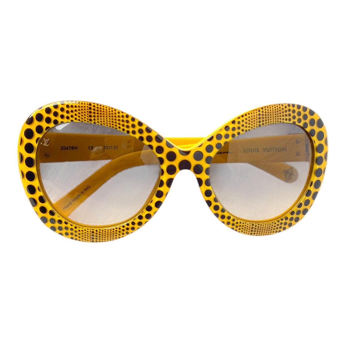 LOUIS VUITTON x Yayoi Kusama Yellow/Black Gradient Oversized