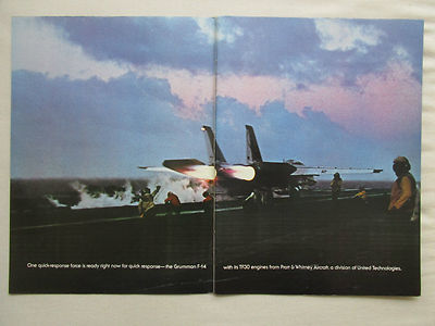 8/1981 PUB PRATT & WHITNEY TF30 ENGINE US NAVY AIRCRAFT CARRIER F-14 TOMCAT AD