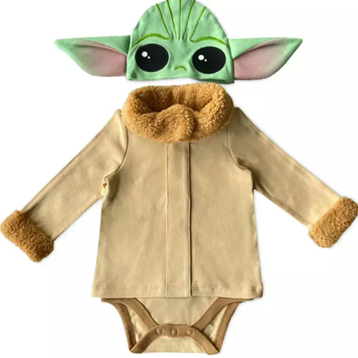 Baby Yoda Disfraz Grogu Bebe T12-18meses Original Mandaloria