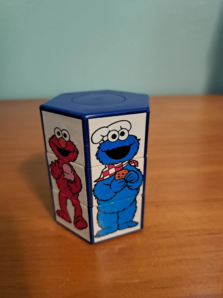Quebra-cabeça Sesame Street cubo torção teaser vintage - Imagem 3 de 4