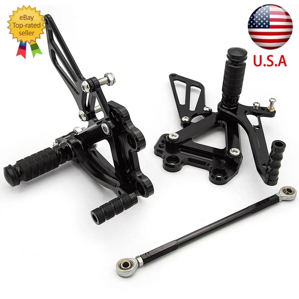 Reposapiés CNC para Kawasaki Ninja ZX7R 1996 1997 1998 1999-2003 Foto 4 de 4