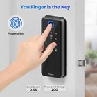 Smart Fingerprint Lock Keyless Touchscreen Keypad Deadbolt Fob PasscodeAuto Lock