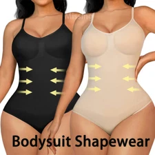 Ladies Bodysuit Firm Tummy Control Full Body Shaper Slimming Shapewear Underwear