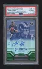 POP 1 PSA 10 Jared Goff 2016 PANINI CERTIFIED RC AUTOGRAPH MIRROR GREEN /5 LIONS