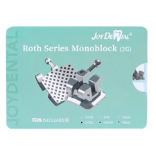 50 juegos Dental Brackets Monoblock Ortodoncia Mini Roth 022 Ganchos 345 Joydent