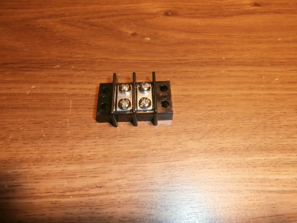 NTE 25-B600-02 TERMINAL BLOCK BARRIER STRIP 2 POLE 25AMP,NEW - Image 2 of 4