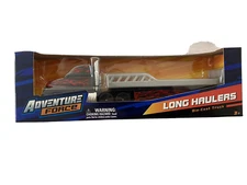 ADVENTURE FORCE Long Haulers Die Cast Series Truck Red Flames