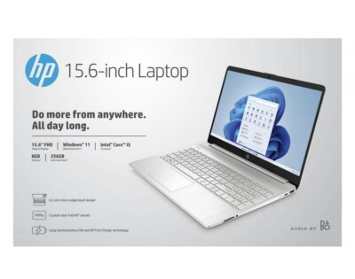 New HP Laptop 15.6'' FHD - Intel i5-1135G7 8GB RAM 256GB SSD - 15-dy2795wm SEALED
