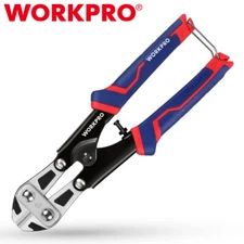 WORKPRO 8inch Mini Bolt Cutter Heavy Duty Spring Loaded Wire Cutter Upgrade Grip
