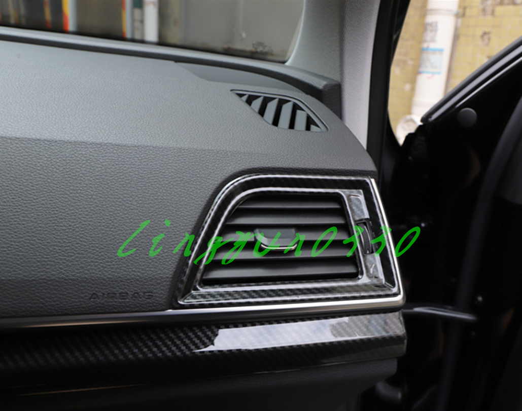 Carbon Fiber Look Car Interior Decoration Of The Trim For Audi Q5 2018