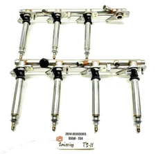 2014-2018 MERCEDES S550 V222 4.6L V8 FUEL RAIL LINES W/ INJECTORS X7 OEM.